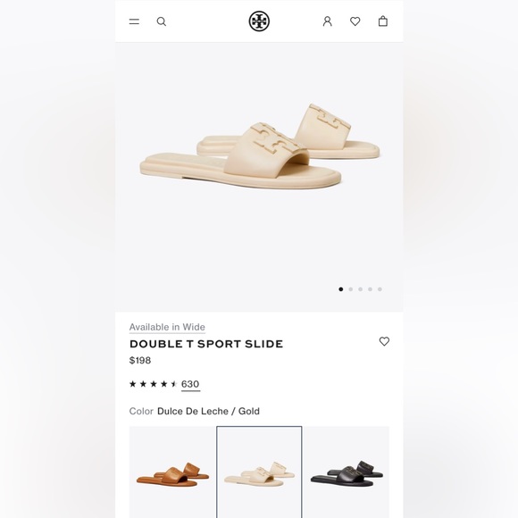 Tory Burch Red Slide Sandals - Picture 6 of 6